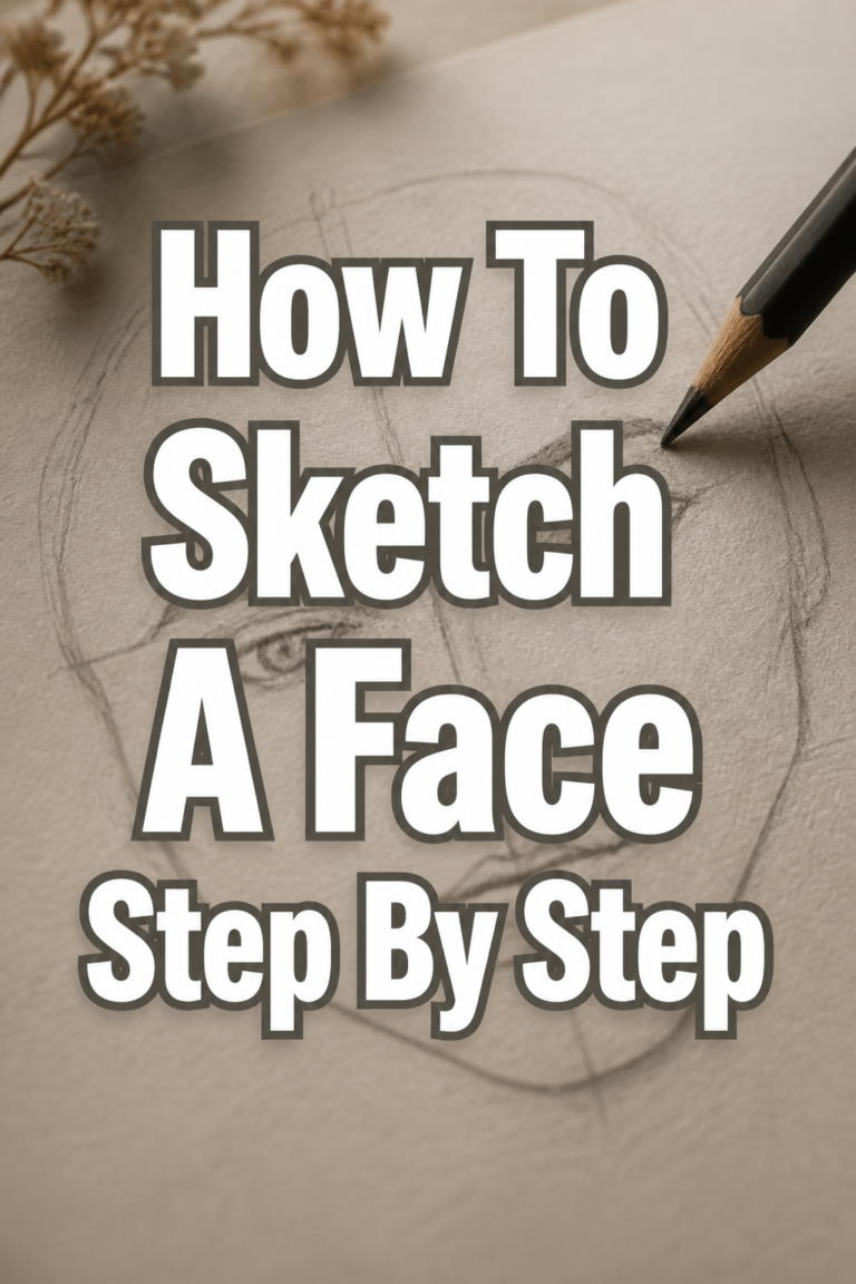 🎨 How To Sketch A Face Step By Step